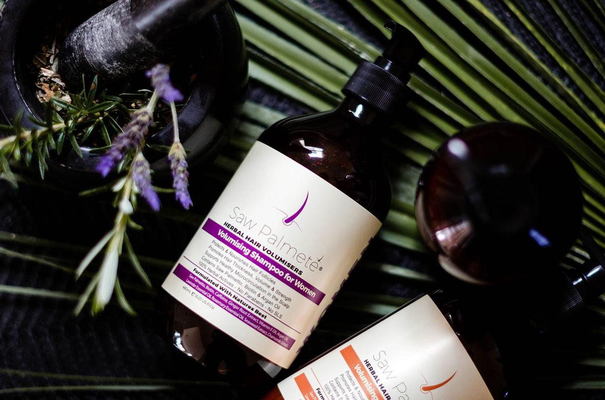 Saw Palmete hair care collection