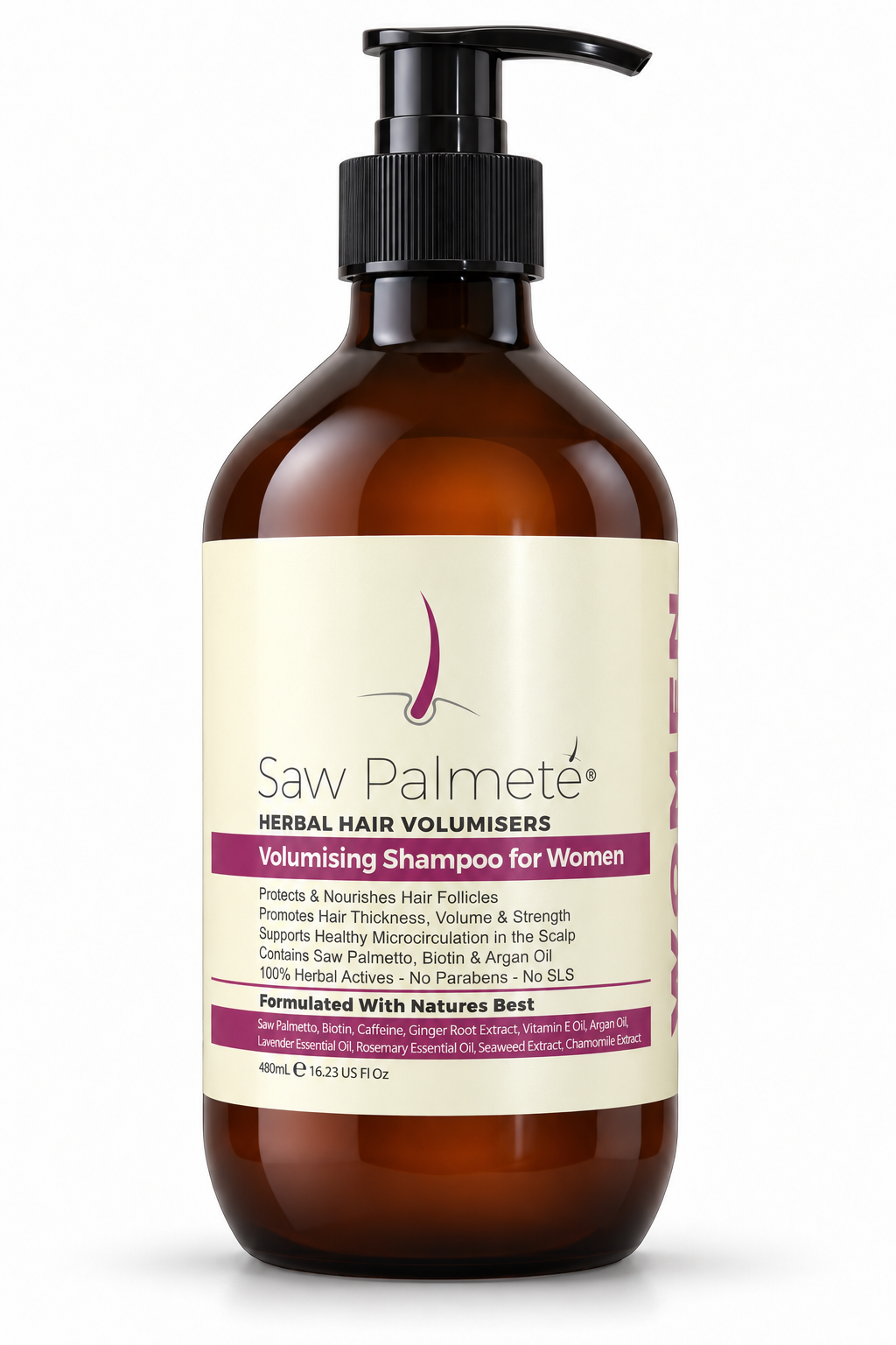 Saw Palmete Volumising Shampoo for Women
